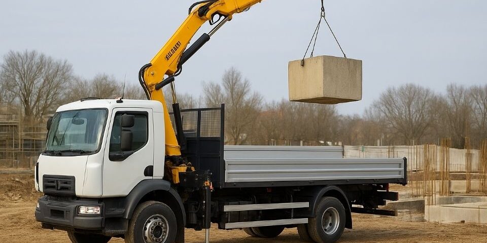 Platforma cu macara – soluția eficientă pentru construcții