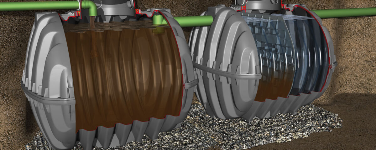 Inspecție video și reglaj al fluxului în fose septice tricamerale